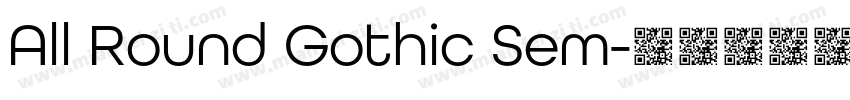 All Round Gothic Sem字体转换